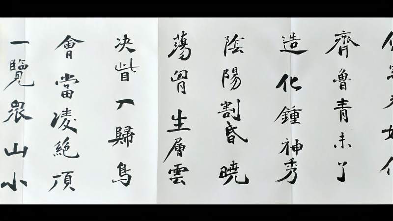 刘畅所书册页书法作品,文化,艺术,好看视频