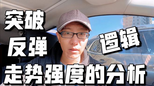 [图]交易员想盈利要学会判断趋势力度，股市各种走势强度的分析和逻辑