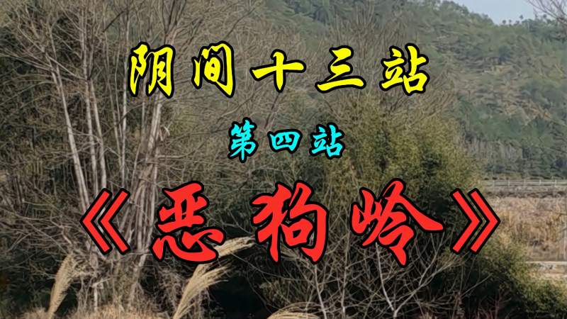 阴间十三站第四站恶狗岭下了望乡台会听见狗叫声