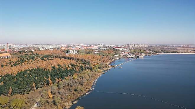 [图]航拍长春卡伦湖景区