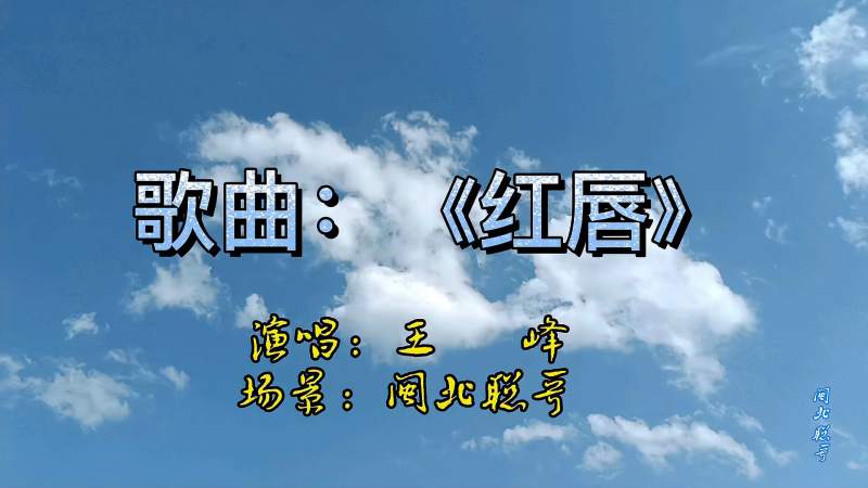 王峰演绎的红唇开口的桑音就让人沉迷风把回忆摇落一地红