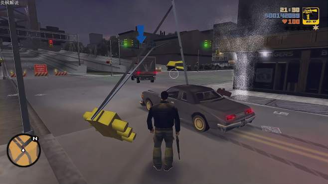 [图]GTA3重置版11：找到三辆货车，解决目标完成任务