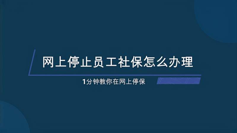 网上停止员工社保怎么办理?1分钟教你在网上停保,教育,资格考试,好看视频