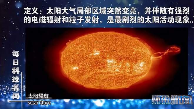 [图]太阳耀斑 太阳活动 太阳爆发 白光耀斑