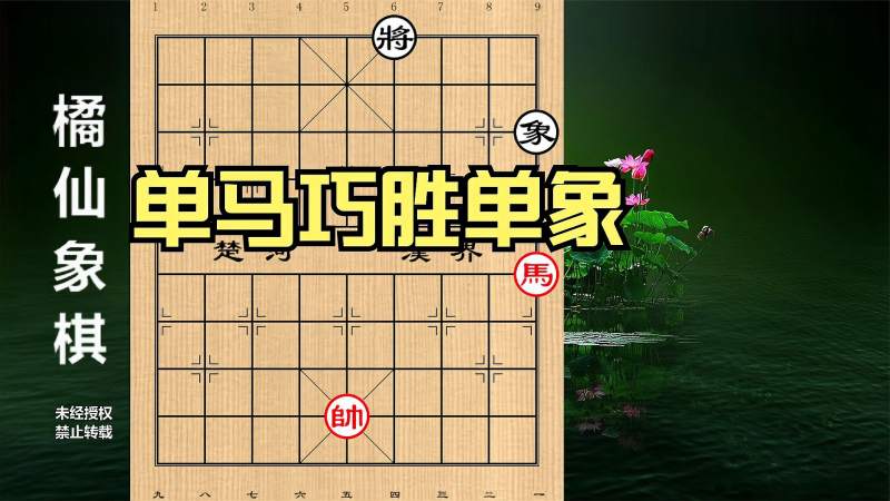 单马巧胜单象象棋残局