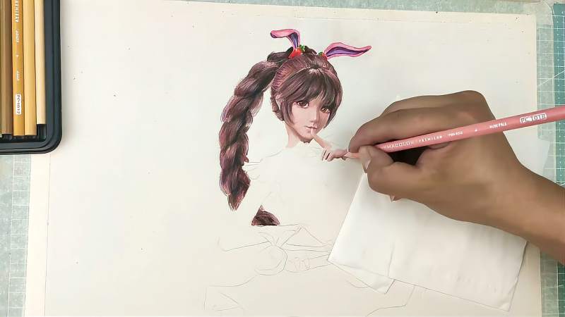 画漂亮可爱的小舞斗罗大陆二次元手绘