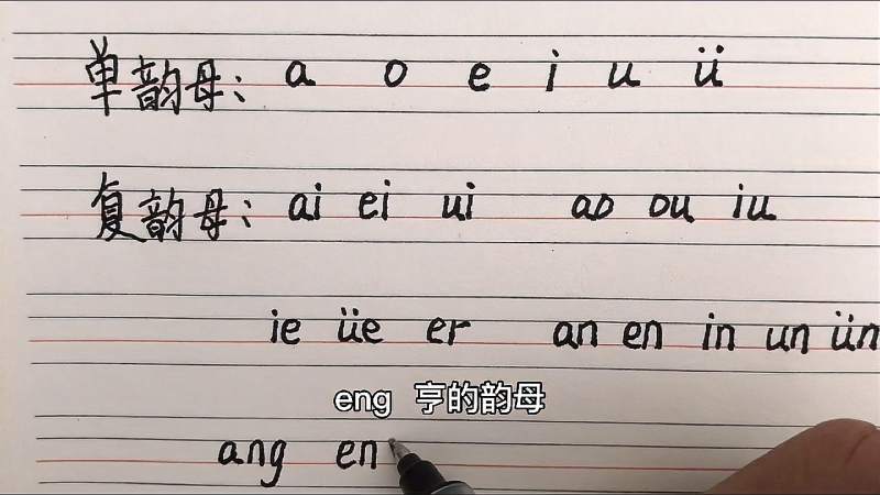 一年级拼音全部音节的拼读写练习!小学拼音要记住的声母和韵母