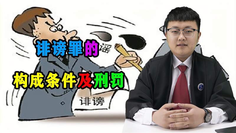 诽谤罪的构成条件是怎样的，我国对于造谣者，应处以怎样的处罚？,社会,法制,好看视频