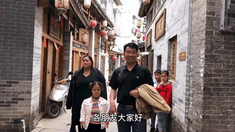 大哥带矮妹去岑溪市筋竹镇古街逛还去看筋竹石井