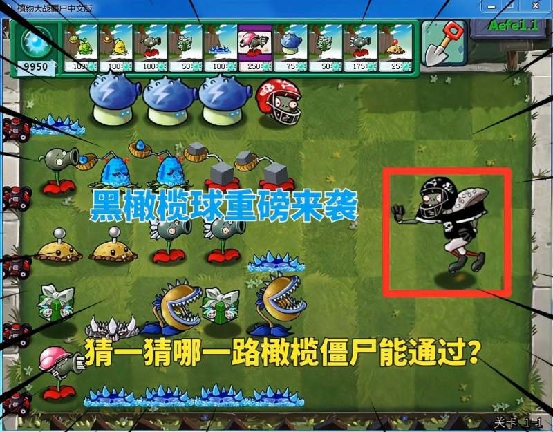 pvz变态版黑橄榄重磅来袭猜猜哪一路橄榄僵尸能通过