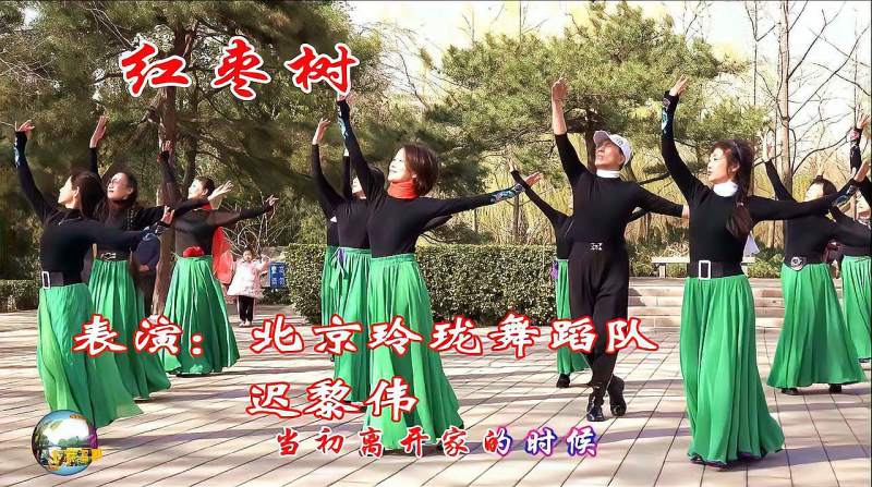 玲珑广场舞英雄迟黎伟和玲珑美女一起跳红枣树