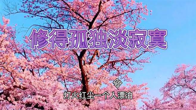 [图]周林枫乔洋合唱歌曲「修得孤独淡寂寞」歌声优美歌词经典