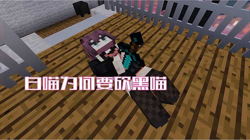 我的世界白喵为何要砍黑喵