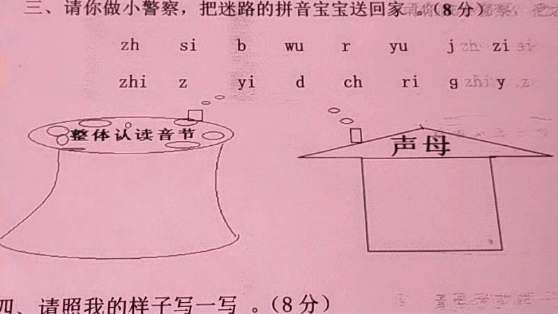 一年级语文期中常考题:ri是声母还是整体认读音节?好多人分不清