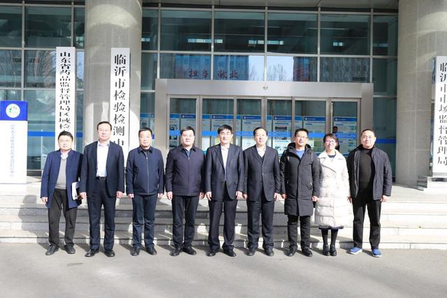 临沂市卫健委四级调研员,沂水县夏蔚镇党委书记龙希锋一行来市检验