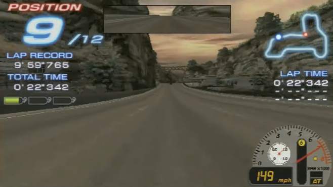 [图]《山脊赛车》PSP版，基础巡回赛第四战