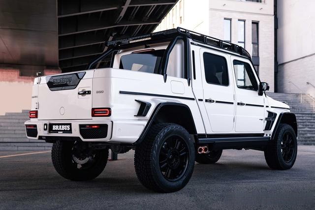 巴博斯打造奔馳amg g63 全白版本皮卡豪改越野車