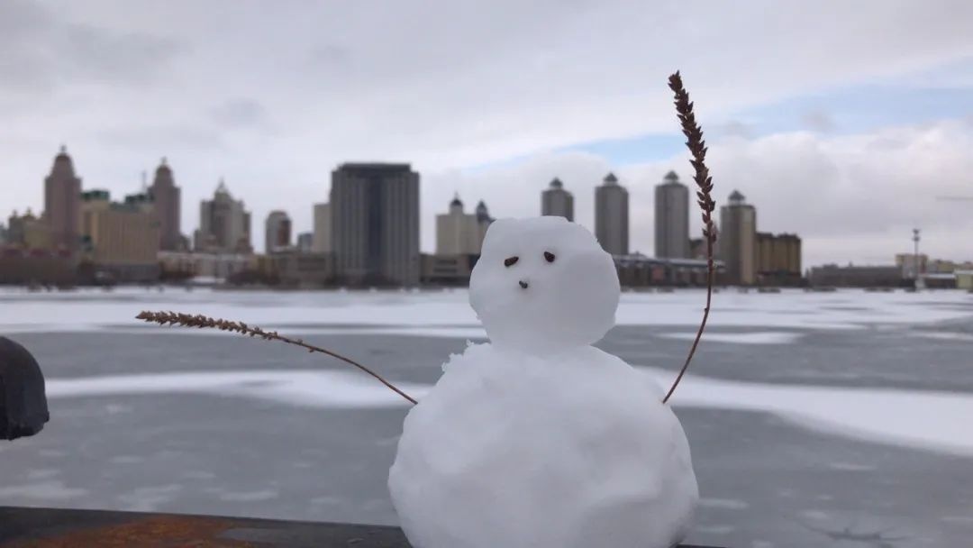 满洲里这场雪～美飒了!