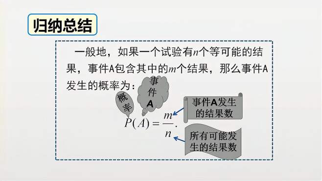 [图]初中数学微课，中考考点概率专题教程，概率的认识二