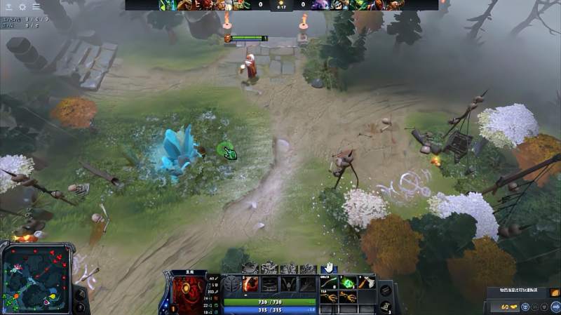 DOTA2:血魔前期单杀能力有多强?,游戏,moba游戏,好看视频