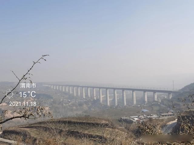 侯西铁路芝川展线上的乔子玄车站,一路暴行,一路风景