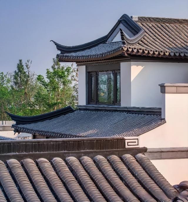 中式建筑屋面材料:小青瓦,庄重,优雅