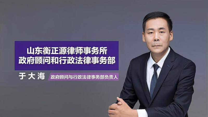 于大海临沂律师山东衡正源律师事务所政府法律顾问介绍