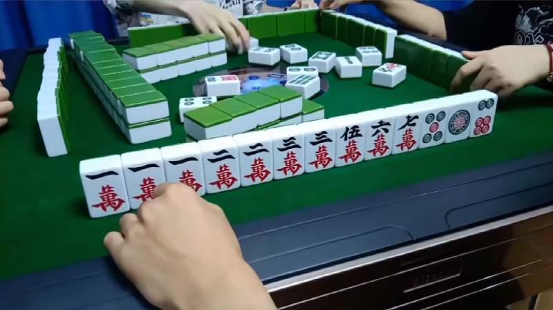 四川麻将实战篇和万子太有缘分了感谢上家小姐姐一直送我温暖