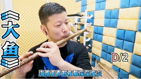 笛子竹笛演奏《大鱼》好看的动画片,好听的片尾曲,感人的旋律