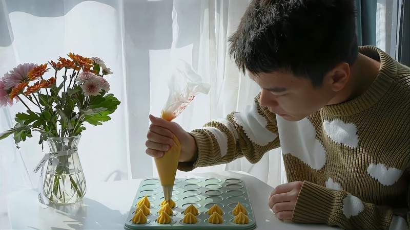 3种味道的泡芙 一口一个 满嘴留香贼过瘾 美食 菜谱 好看视频
