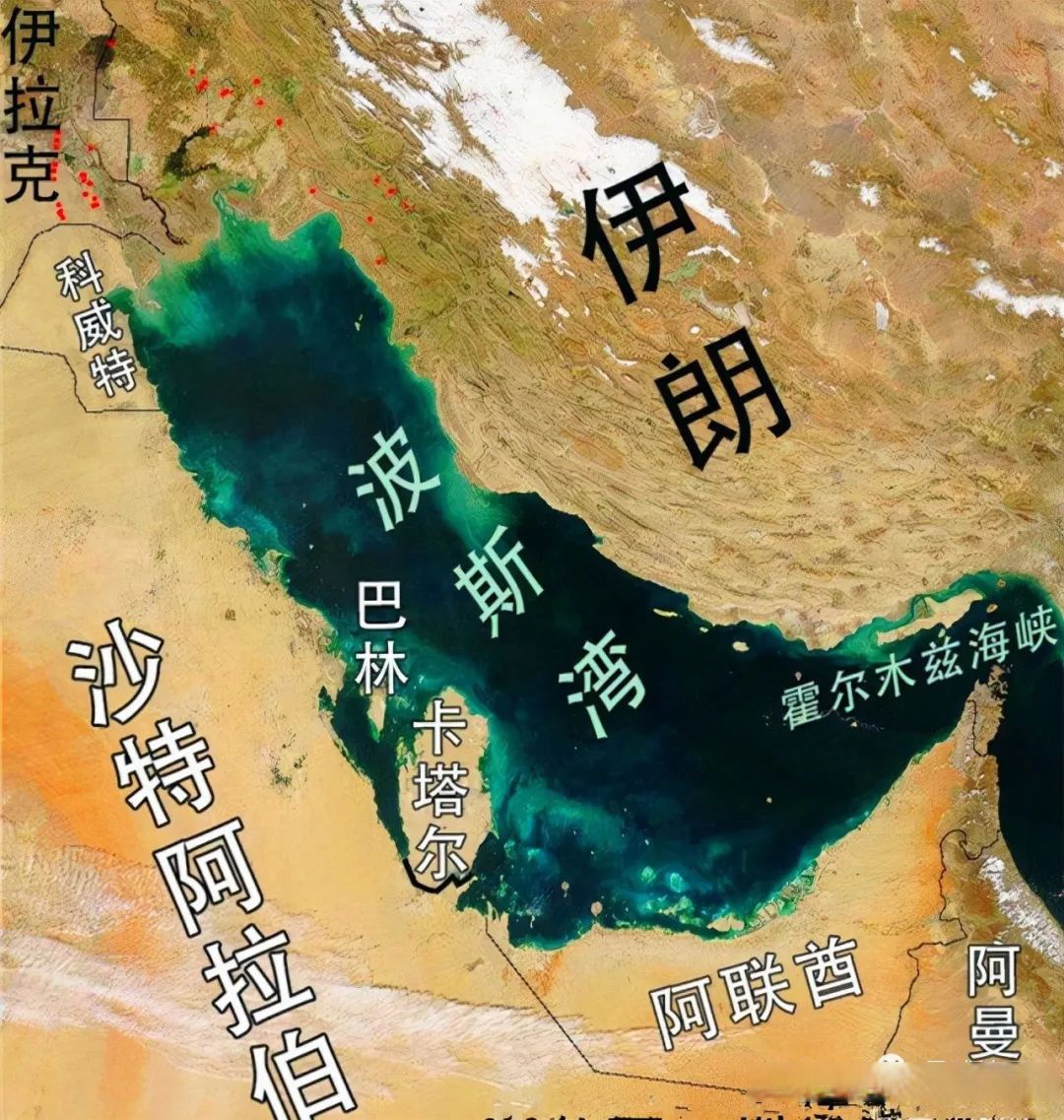 波斯湾油田图片