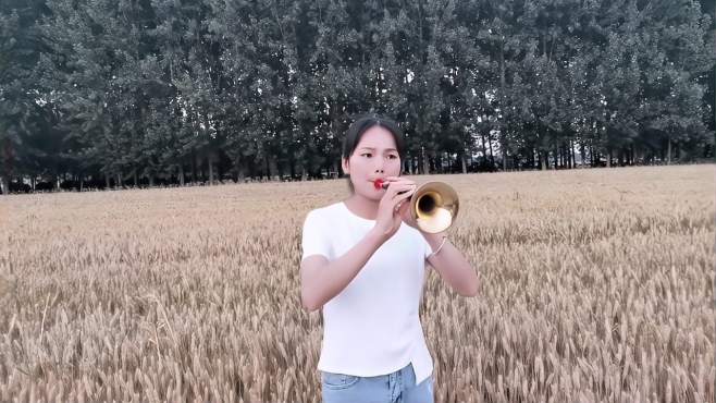 唢呐演奏:美女宝石杰唢呐吹这首经典歌曲,你能说出曲名吗?