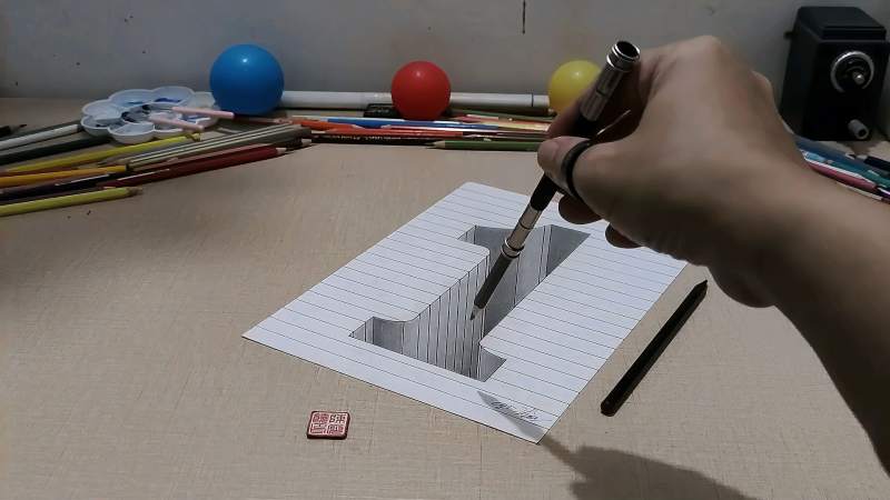 简单易学的立体画你要收藏试试吗