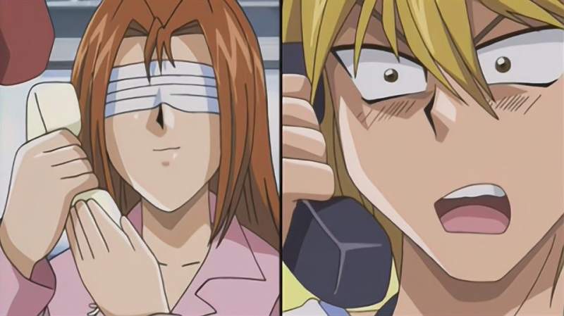 游戏王 城之内想听静香的鼓励 打电话给静香 接电话的却是男人 好看视频