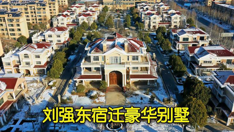 刘强东在宿迁的影响有多大看看这栋豪华别墅就知道了