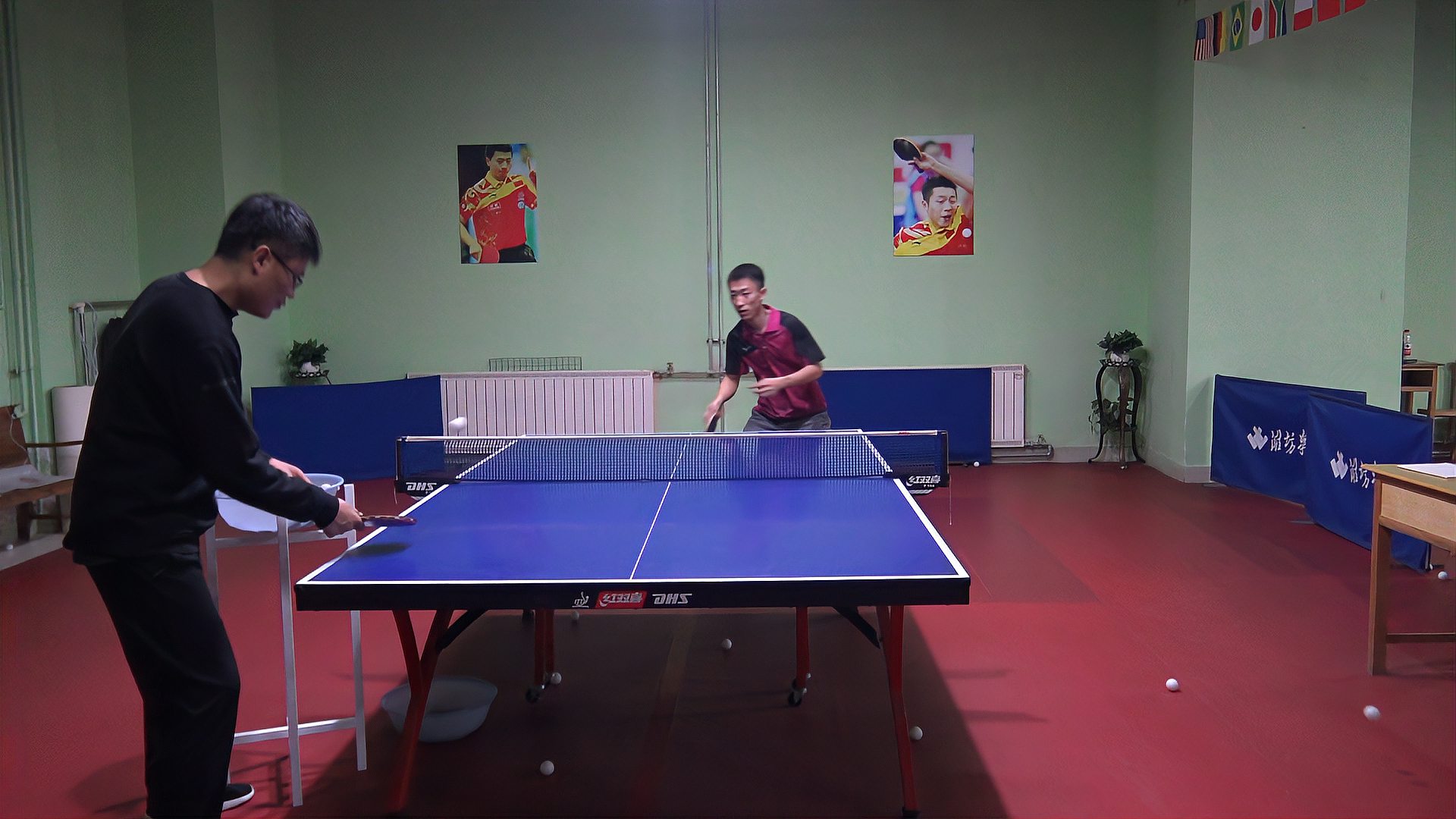 乒乓球直板各种技术展示视频，袁义兴斧钺底板试打