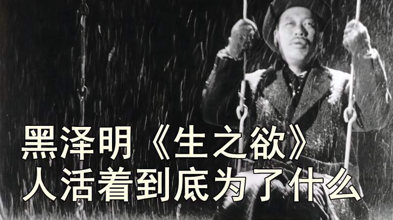 人活着到底为了什么,这部会让你陷入沉思,解说黑泽明《生之欲》,影视,犯罪片,好看视频