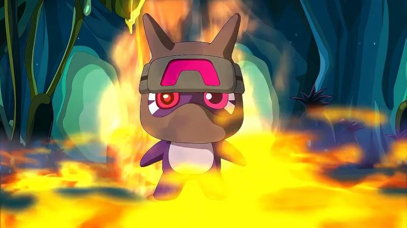 赛尔号阿铁打召唤迦勒对付亚丁直接秒杀打败亚丁吓得他逃走