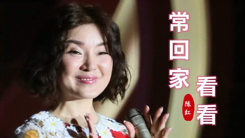 陈红一曲常回家看看唱出了多少父母的心里话多想回家看看