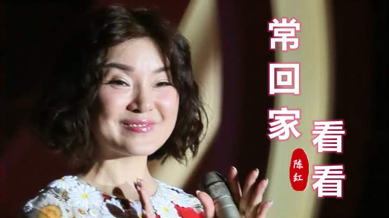 陈红一曲常回家看看唱出了多少父母的心里话多想回家看看