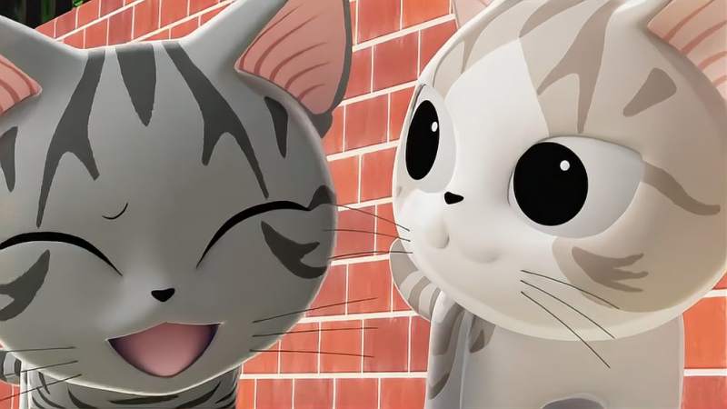 甜甜私房猫一群可爱小猫咪他们寻找美味有美食就很开心