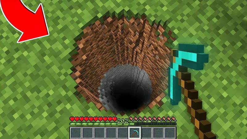 MC玩家看得满头问号?圆形的矿坑!我的世界Minecraft,游戏,沙盒游戏,好看视频