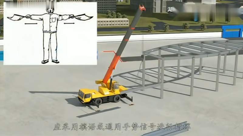 「案例实操施工视频」178 汽车起重机施工工艺动画(十不吊)