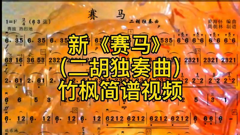 新赛马二胡独奏曲