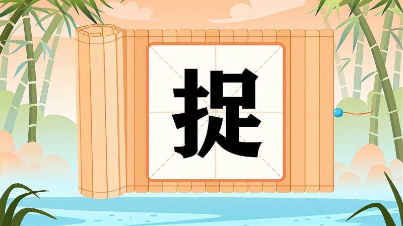 “捉”字的读音、笔顺、释义，以及组词、造句的技巧,教育,在线教育,好看视频