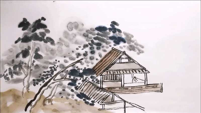 銘恵泉（平成年）富士山水画　日本画　掛け軸　掛軸　水墨画　風景画 銘恵泉（平成年）富士山水画 日本画 掛け軸 掛軸 水墨画 風景画