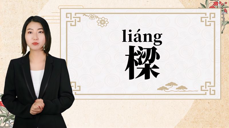 快速了解汉字“樑”的读音、释义等知识点,文化,艺术,好看视频