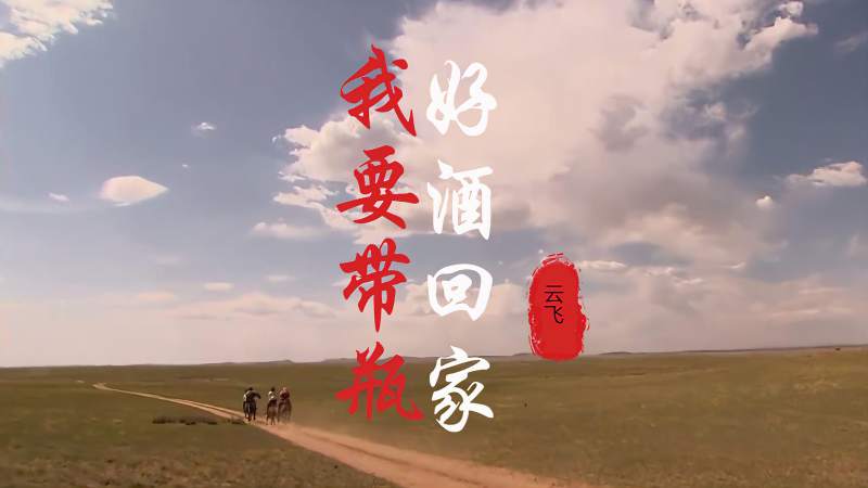 云飞我要带瓶好酒回家开瓶好酒陪陪我的老爸老妈