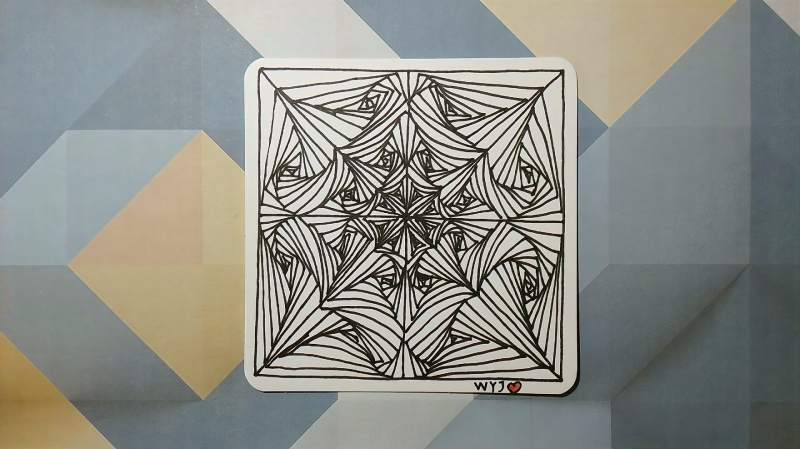 「禅绕画」方法教给你了,就看你画不画了,文化,艺术,好看视频