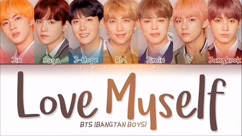 bts防弹少年团answerlovemyself经典欣赏英文韩文歌词学韩语